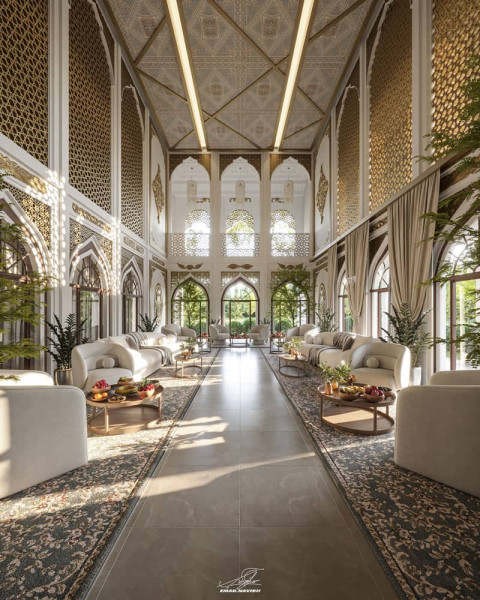 rendered kings hall