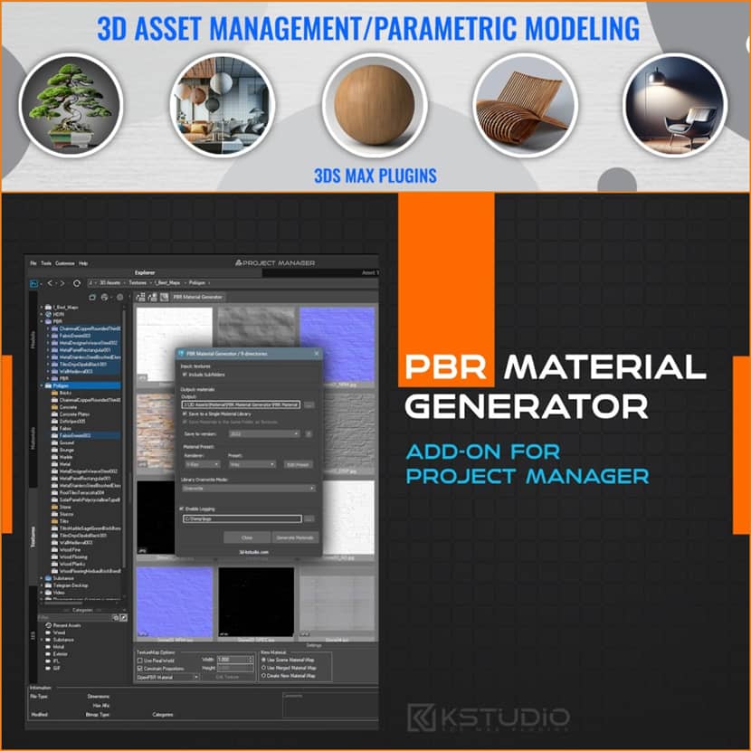 KStudio - PBR Materials Generator KStudio - PBR Materials Generator
